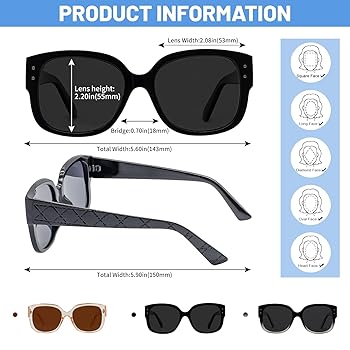 りえさま* size120 Amazon.com: AEZUNI Trendy Sunglasses Women Stylish Oversized
